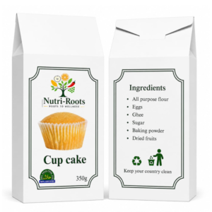 Nutri-Roots Cup Cake 350g – Premium Dried Fruit Cupcake Mix