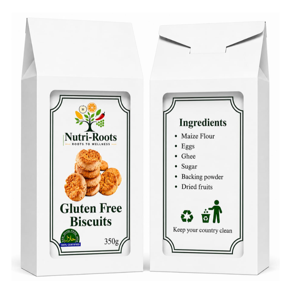 Nutri-Roots Gluten Free Biscuits 350g – Maize Flour & Dried Fruit Biscuits Nutri-Roots Gluten Free Biscuits 350g – Maize Flour & Dried Fruit Biscuits