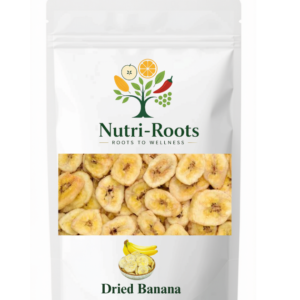 Nutri-Roots Premium Dried Banana Slices – 100g